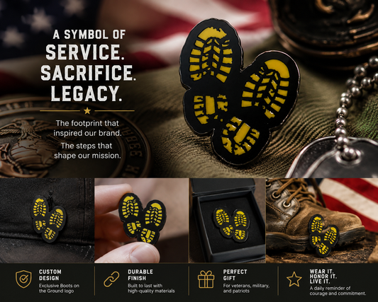 Boots on the Ground Legacy Lapel Pin